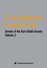 Buchcover Collegium Logicum
