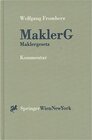 Buchcover Kommentar zum MaklerG