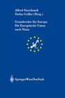 Buchcover Grundrechte für Europa