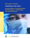 Buchcover Anästhesie und Recht