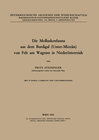Buchcover Die Molluskenfauna aus dem Burdigal (Unter-Miozän) von Fels am Wagram in Niederösterreich