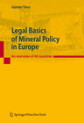 Buchcover Legal Basics of Mineral Policy in Europe