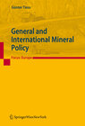 Buchcover General and International Mineral Policy