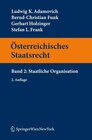 Buchcover Österreichisches Staatsrecht