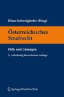 Buchcover Österreichisches Strafrecht. Fälle und Lösungen