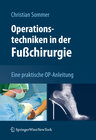 Buchcover Operationstechniken in der Fußchirurgie