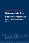 Buchcover Österreichisches Bankvertragsrecht