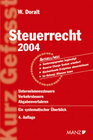 Buchcover Steuerrecht 2004