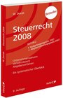 Buchcover Steuerrecht 2008