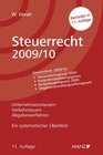 Buchcover Steuerrecht 2009/10