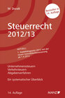 Buchcover Steuerrecht 2012/13