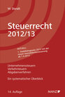 Buchcover Steuerrecht 2012/13