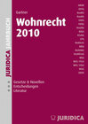 Buchcover Wohnrecht 2010