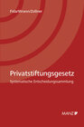 Buchcover Privatstiftungsgesetz