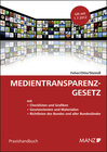 Buchcover Medientransparenzgesetz