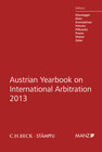 Buchcover Austrian Yearbook on International Arbitration 2013