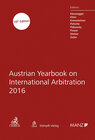 Buchcover Austrian Yearbook on International Arbitration 2016