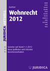 Buchcover Wohnrecht 2012
