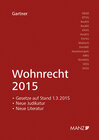 Buchcover Wohnrecht 2015