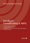 Buchcover Handbuch Crowdfunding & AltFG