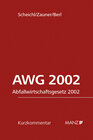 Buchcover Abfallwirtschaftsgesetz 2002 AWG 2002