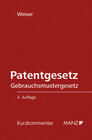 Buchcover Patentgesetz Gebrauchsmustergesetz