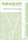 Buchcover Arbeits- und Sozialrecht