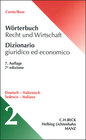 Buchcover Wörterbuch Recht und Wirtschaft Deutsch - Italienisch