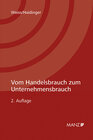 Buchcover Vom Handelsbrauch zum Unternehmensbrauch