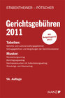 Buchcover Gerichtsgebühren 2011