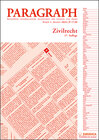 Buchcover Paragraph - Zivilrecht