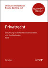 Buchcover Privatrecht Einführung in die Rechtswissenschaften und ihre Methoden: Teil II