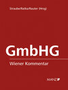 Buchcover Wiener Kommentar zum GmbH-Gesetz