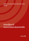 Buchcover Handbuch Investitionskontrolle