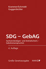 Buchcover SDG - GebAG Sachverständigen- und DolmetscherG - GebührenanspruchsG