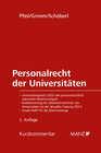Buchcover Personalrecht der Universitäten