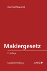 Buchcover Maklergesetz (MaklerG)