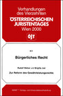 Buchcover Zur Reform des Gewährleistungsrechts 14.ÖJT, Bd. II/1