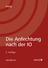 Buchcover Die Anfechtung nach der Insolvenzordnung IO