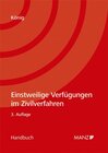 Buchcover Einstweilige Verfügungen im Zivilverfahren