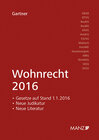 Buchcover Wohnrecht 2016