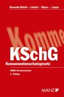Buchcover Konsumentenschutzgesetz (KSchG). Mit den geänderten Bestimmungen...