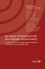 Buchcover Ein neues Vertragsrecht für den digitalen Binnenmarkt?