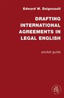 Buchcover Drafting International Agreements in legal English