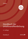 Buchcover Handbuch der Urteilsveröffentlichung