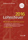 Buchcover Lohnsteuer 2016