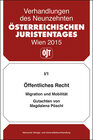 Buchcover Öffentliches Recht Migration und Mobilität Gutachten von Magdalena Pöschl