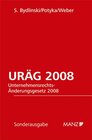 Buchcover URÄG 2008