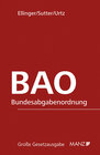 Buchcover Bundesabgabenordnung - BAO
