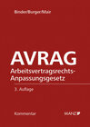 Buchcover AVRAG - Arbeitsvertragsrechts- Anpassungsgesetz